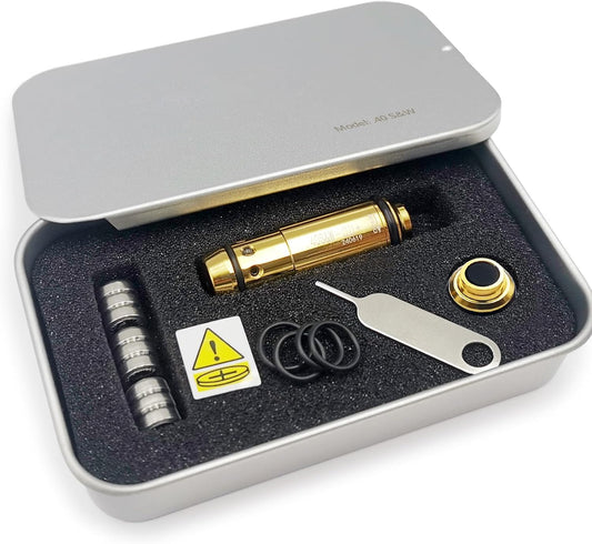 9mm/380ACP/40S&W/45ACP Dry Fire Training Cartridge Integrated Snap Cap for Dry Fire Trainer,Red Dot Beam Bullet with Double O-Ring