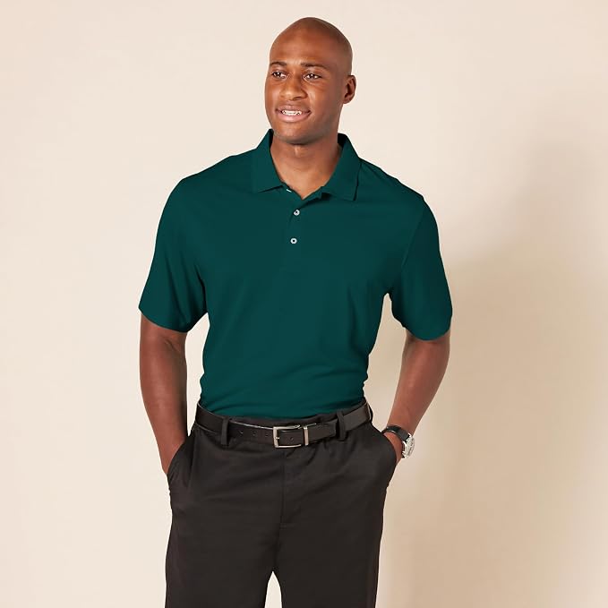 Amazon Essentials Mens Golf Polo Shirt, Moisture-Wicking Quick Dry, Short Sleeve - Image 8