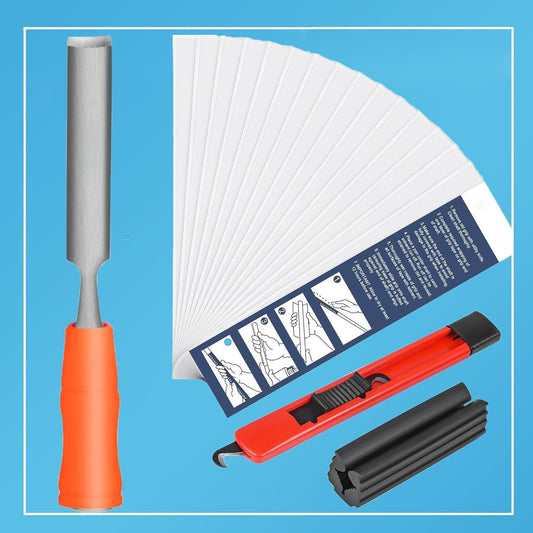 Golf Grip Regripping Kit with Grip Removal Tool, Hook Blade, Vise Clamp and Grip Tape Golf Grip Kit for Easy Golf Club Regripping at Home to Enhance Swing Control