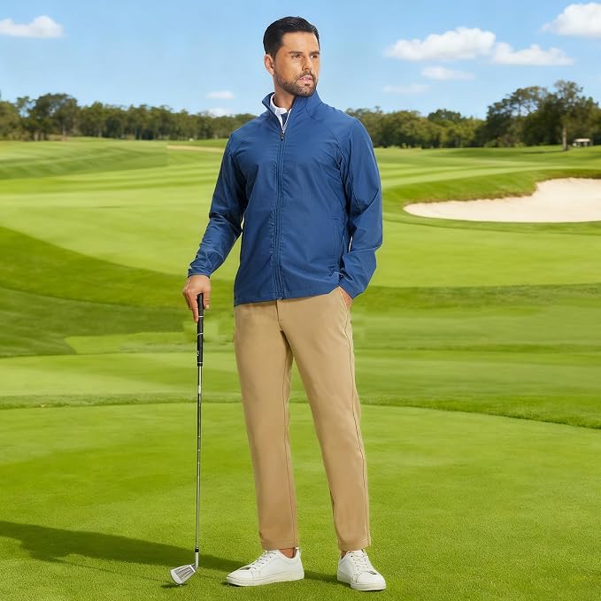 M MAELREG Golf Pants Men Fleece Lined 30"/32"/34" Heat-Tech Dress Pants - Image 5