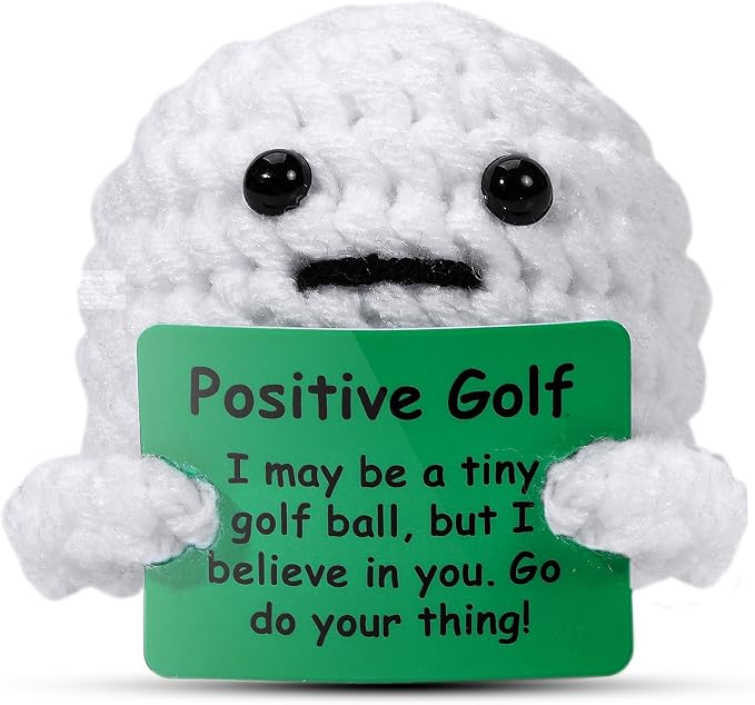 AICase Golf Gifts Accessories Funny Positive Golf Ball Crochet Gag Gift Ideas by AICase