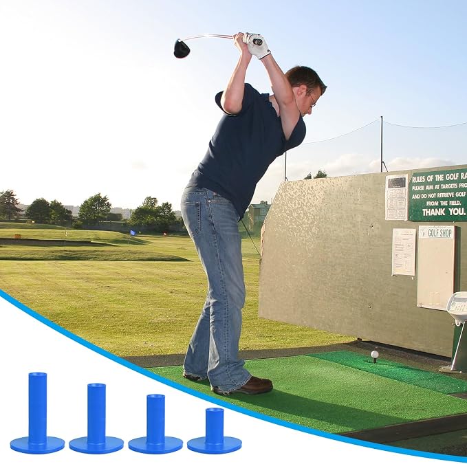PATIKIL Rubber Golf Tees, Tall Practice Training Driving Range Tee Stable Ball - Image 4