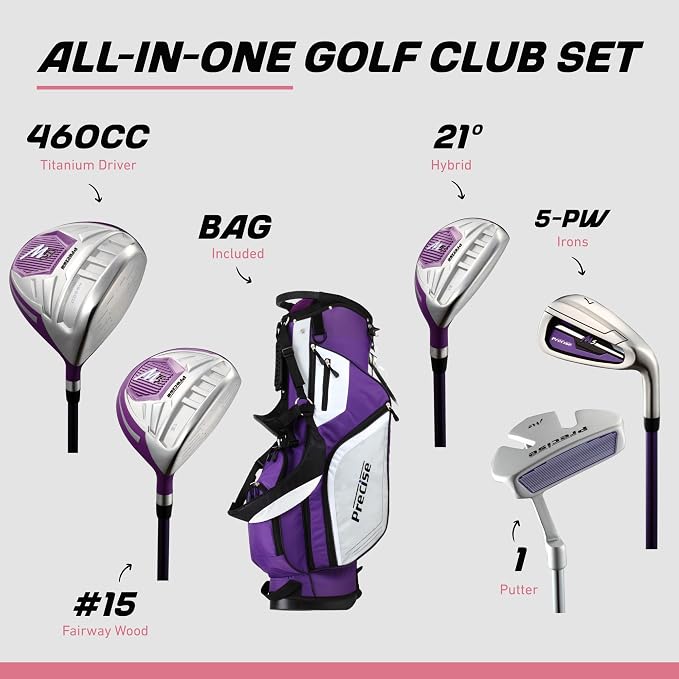 Precise M5 Women’s Golf Clubs Set – Complete Right-Handed Set - Image 2