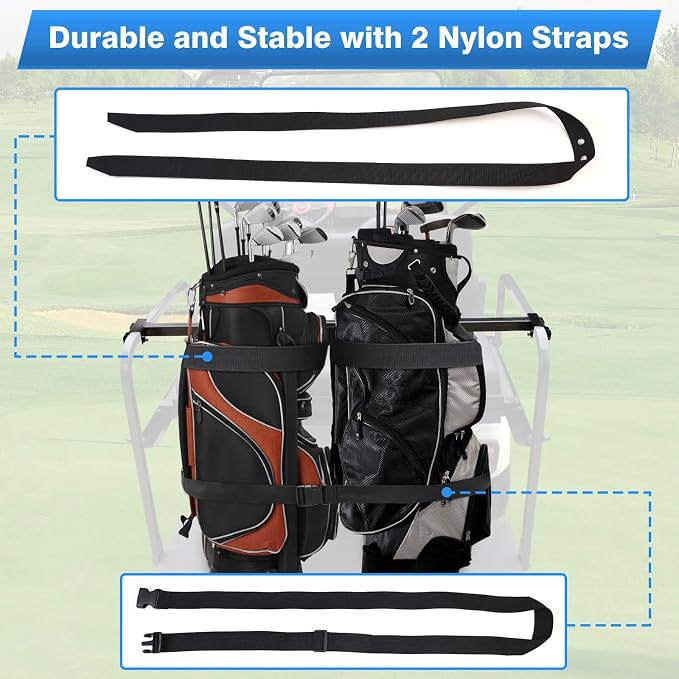 Golf Cart Rear Seat Bag Holder Bracket Attachment - Image 6
