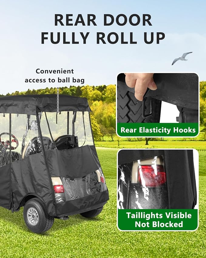 Golf Cart Enclosure 2 Passenger - Image 6