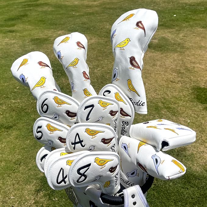 Golf Club Head Covers Birdie Driver Headcovers Fairway Wood Covers Hybrid Cover - Image 3