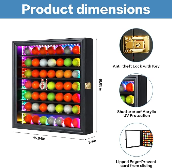 KCRasan Golf Ball Display Case - Image 3