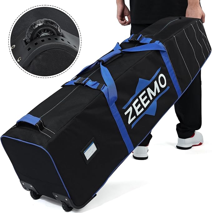 ZEEMO Golf Travel Bag, Mid-open Protective & Wheeled Airline-Approved Case - Image 2