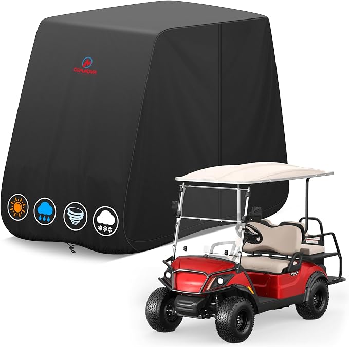 Comnova Golf Cart Cover 4 Passenger by MCOMNOVAOUTDOORS