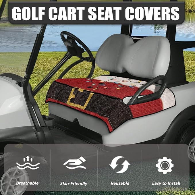 Golf Cart Seat Covers Universal Golf Cart Seat Cover Blanket Cushion Cover - Image 3