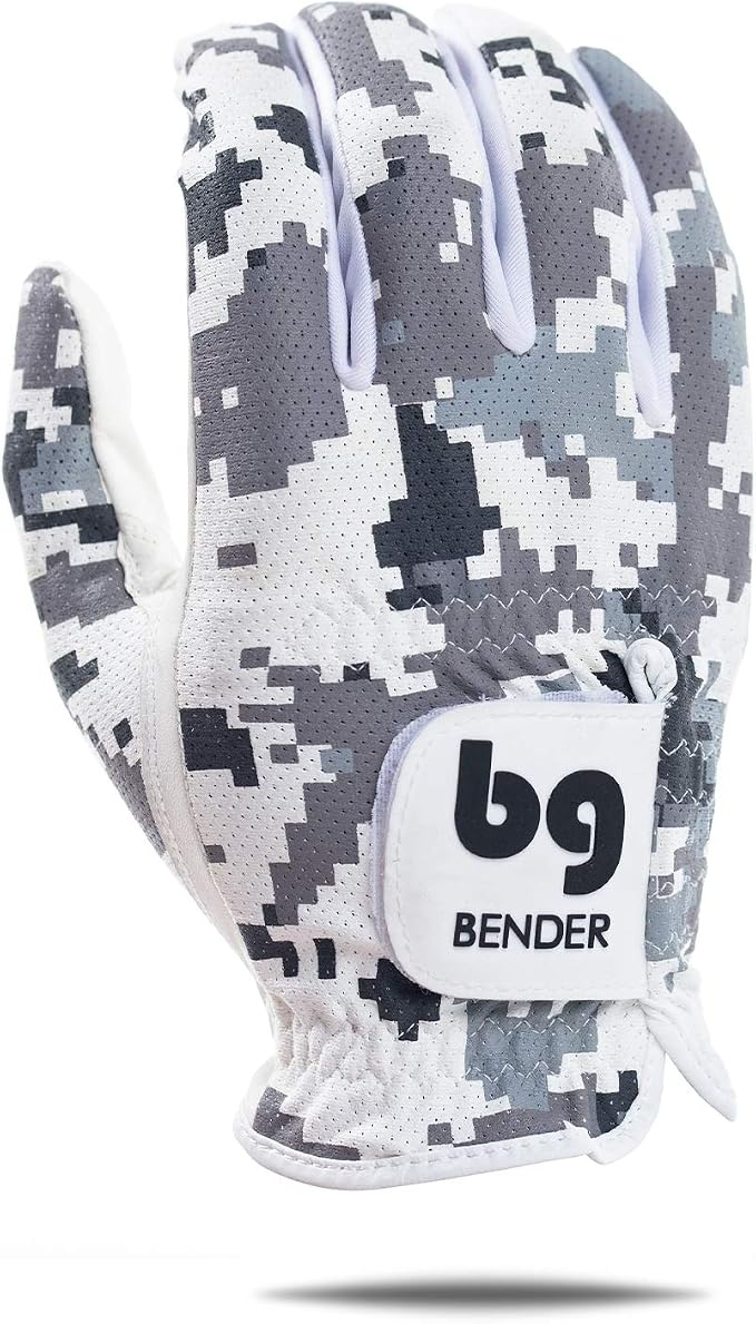BG Bender - Mens Golf Glove, Durable Mesh Golf Gloves, Unique Golf Gloves by BenderGloves