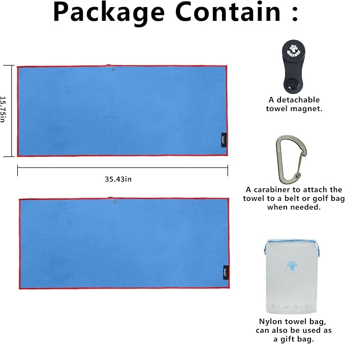 4Monster Golf Towels 2-Pack - Image 4