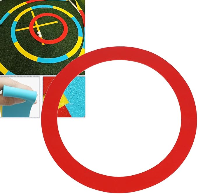 Golf Practice Target Ring, Thin Silicone Vibrant Target Indicator GolfTargets - Image 7