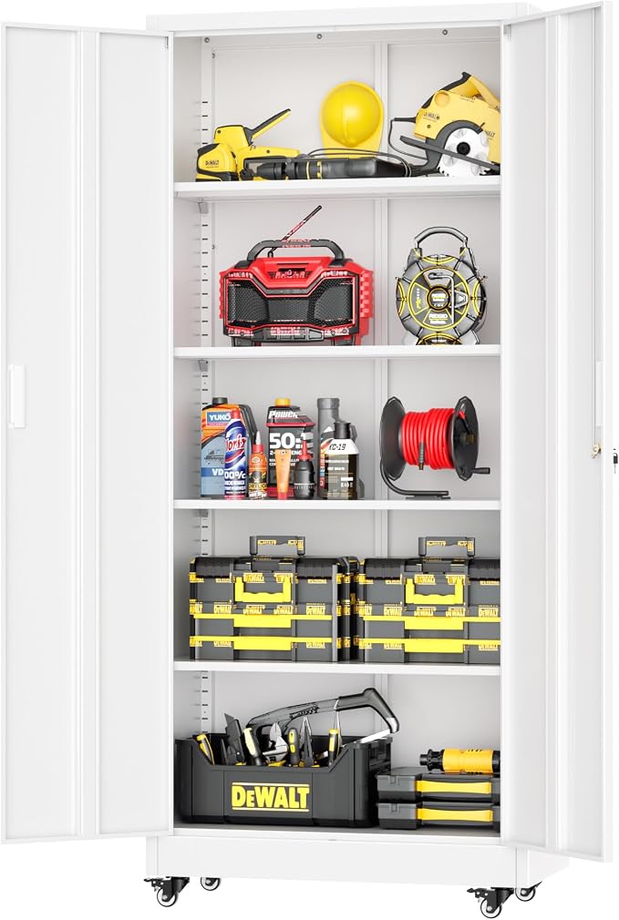 Greenvelly 73" Metal Storage Cabinet by Greenvelly