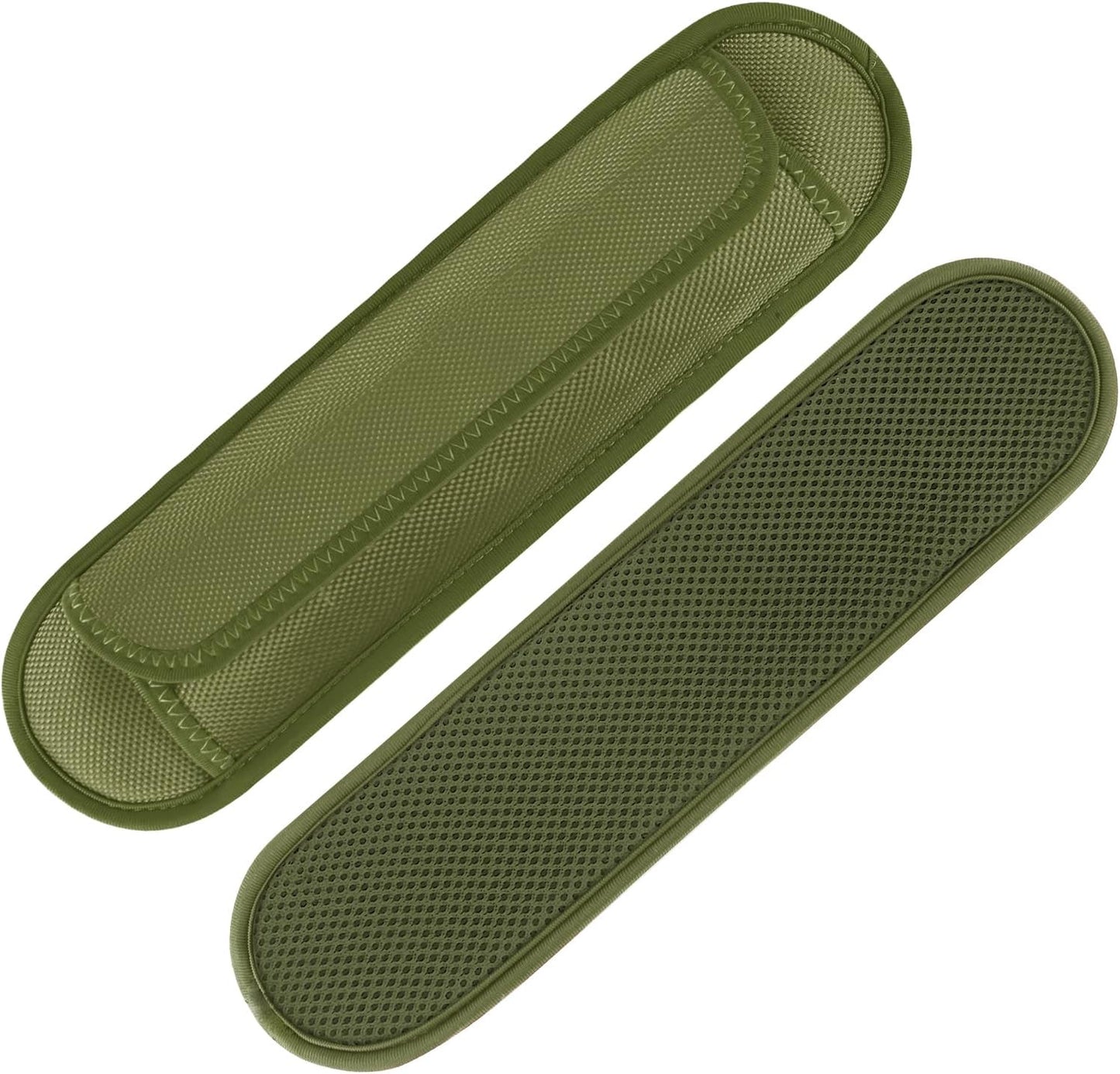 2 Pack Extra Thick Shoulder Strap Pad, Universal Replacement Shoulder Pad, for Shoulder Bags, Detachable Shoulder Strap Pad Pads Help Relieve Shoulder Pain(Sandwich Mesh-Army Green)