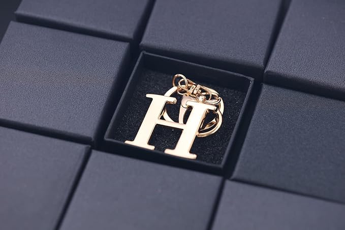 LAXPICOL Gold Letter A-Z Keychain - Image 5