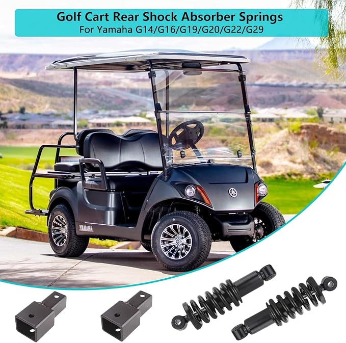 10L0L Golf Cart Heavy Duty Rear Shock Absorber Springs Fits - Image 2