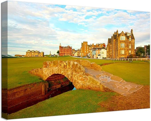 St Andrews Golf Course Wall Art by chenchenArt