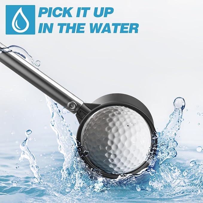 9Ft/12Ft Telescopic Stainless Steel Golf Ball Retriever - Image 6