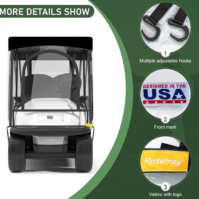 Rosefray Golf Cart Enclosure - Image 4