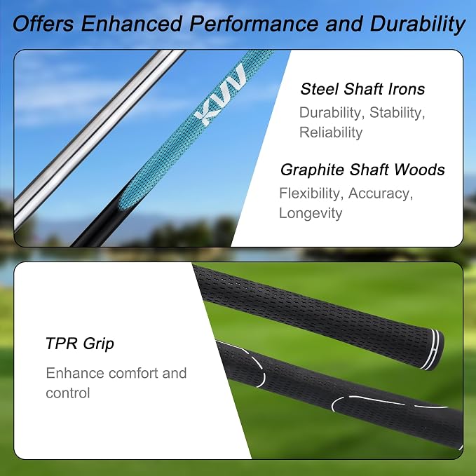 KVV Premium Right Hand Golf Club Set 11-Piece Set - Image 6