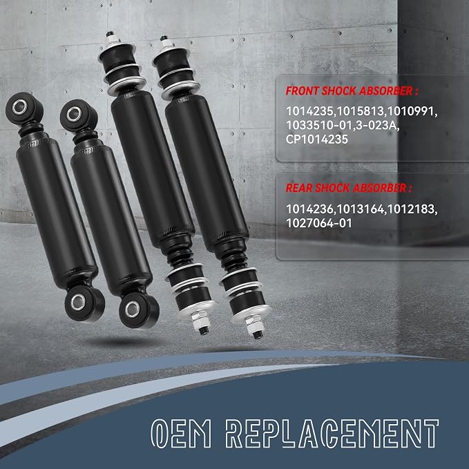 4 PCS Golf Cart Front and Rear Shock Absorbers Kit - Image 3