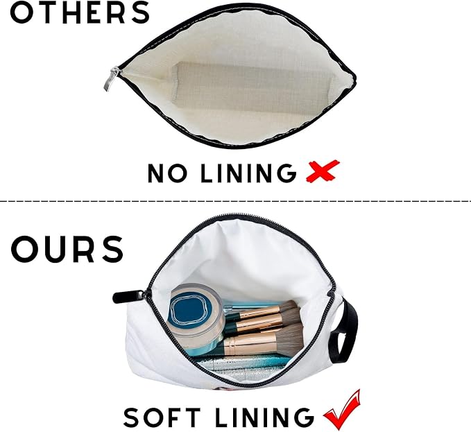 Soccer Cosmetic Makeup Bag, Soccer Gifts - Image 4
