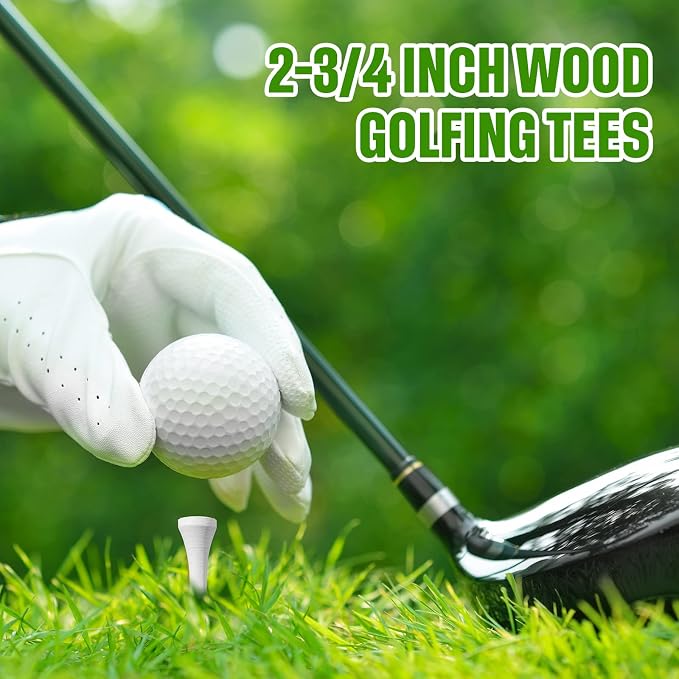 Mudder 600 Pack Golf Tees Bulk Wooden Golf Tees Multicolor Wood - Image 5