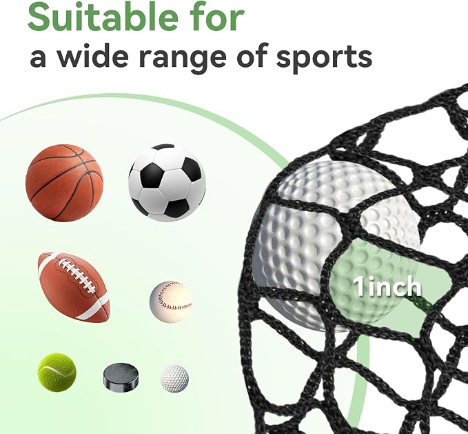 Golf Nets Practice，Sports Nets for Backyard Driving Real Golf Balls10ft to 60ft - Image 5