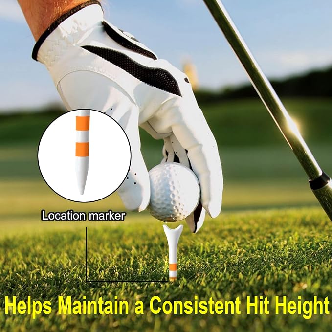 Professional Plastic Golf Tees 100 Pack, Enhanced Durability & Stability - Image 6