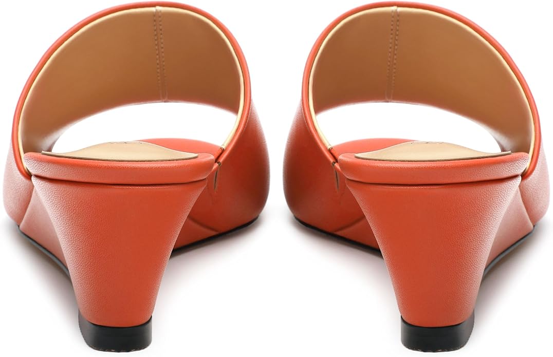 Wedge Sandals for Women Open Toe Wedge Heels Womens Matte High Heel Sandal - Image 4
