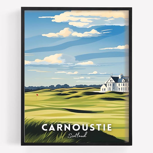 Golf Course Premium Giclee Fine Art Prints by VintBo