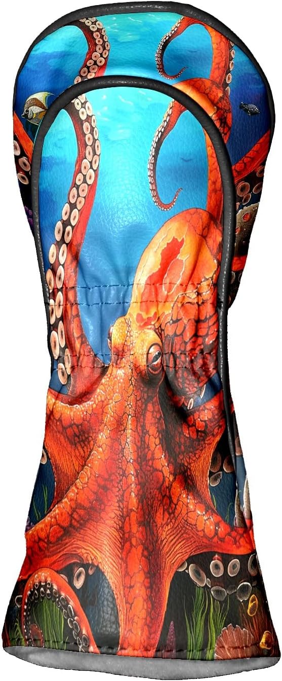 Golf Driver Head Covers Fairway Wood Headcovers, Premium Leather Golf Club - Image 7