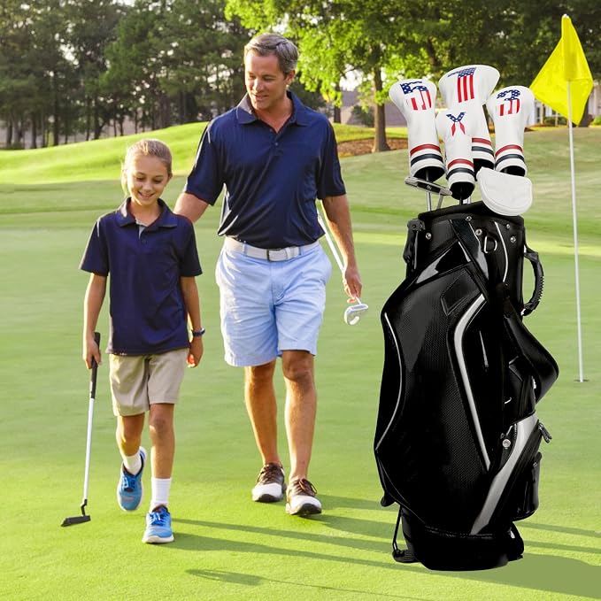 Golf Head Covers, PU Leather Golf Club Head Covers - Image 4