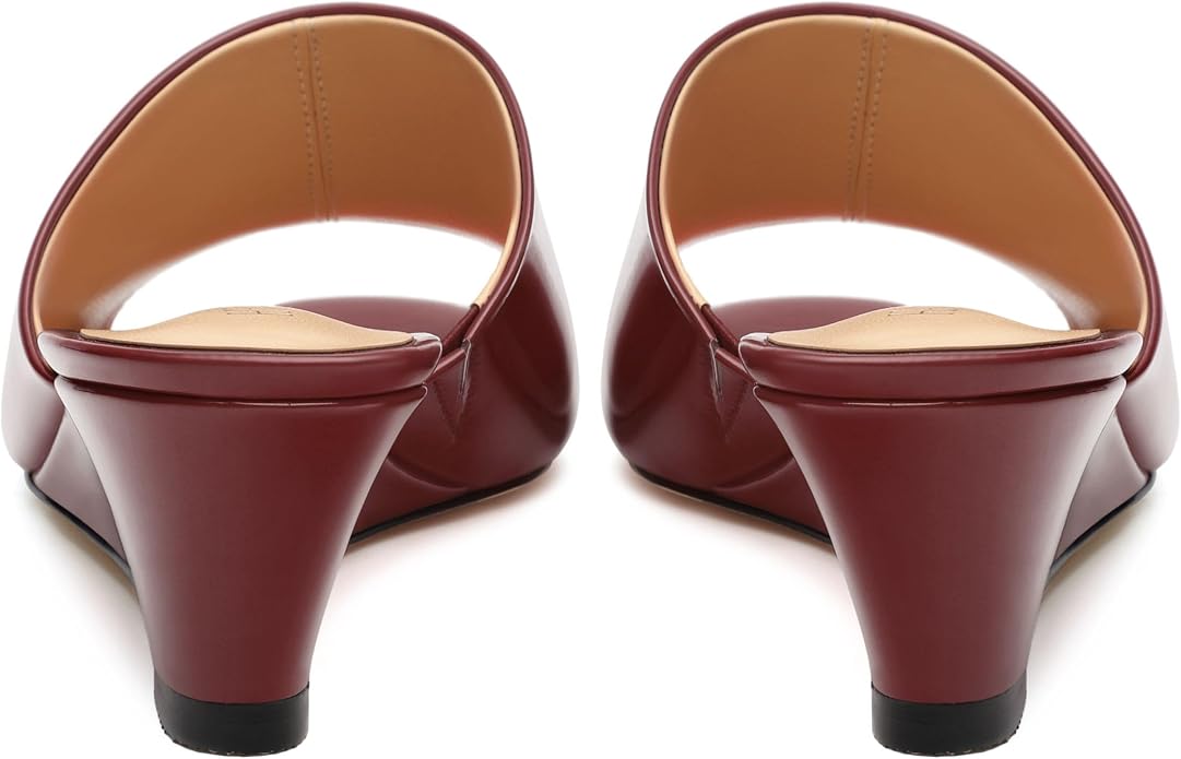 Wedge Sandals for Women Open Toe Wedge Heels Womens Matte High Heel Sandal - Image 4