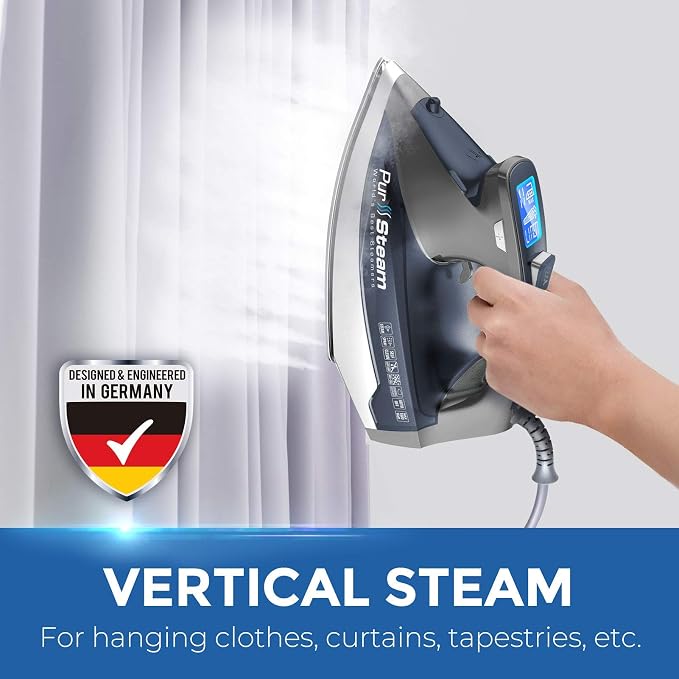 Pursteam Steam Iron for Clothes 1800W - Image 7