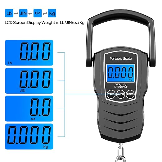 75Kg/165Lb Digital Luggage Scale - Image 5
