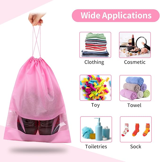 20 Pack Shoe Bags for Travel, Large Travel Shoe Bags for Packing - Image 4