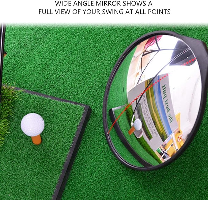 Golf Practice Mirror, 360 Degrees Golf Putting Alignment Mirror Convex - Image 3