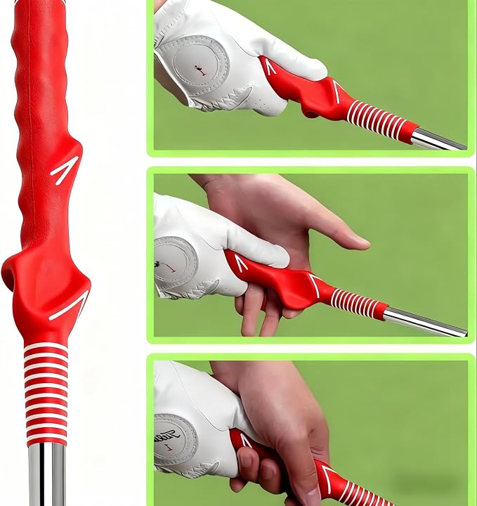 Retractable Golf Swing Training Aid, Right-Handed Golf Swing Trainer, Golf Grip - Image 2