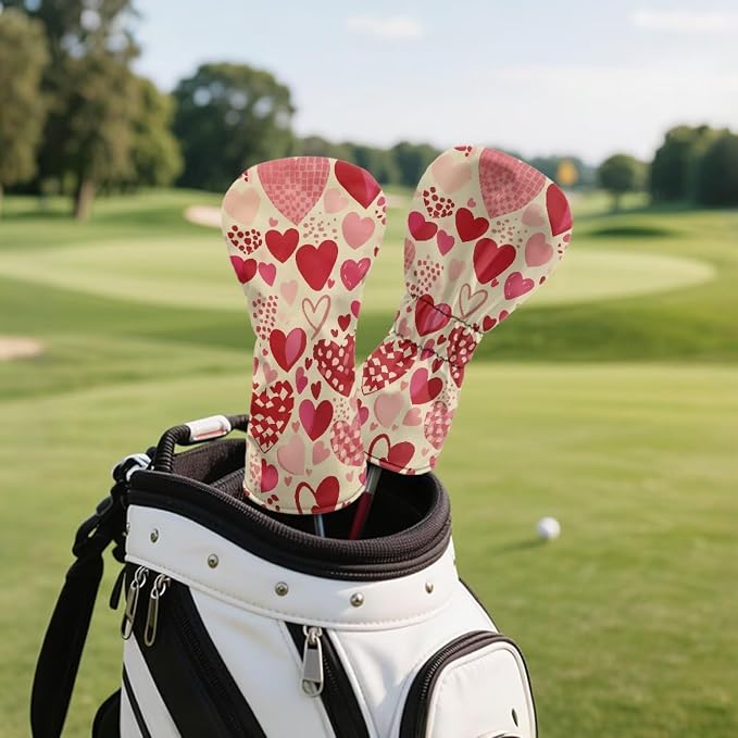 Golf Club Head Covers for Club Protective, Waterproof PU Leather Driver Fairway - Image 5
