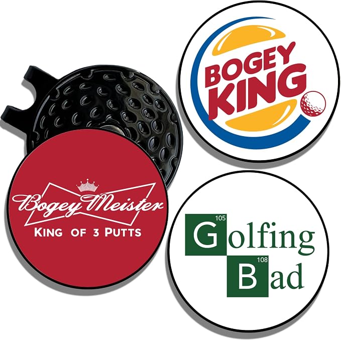 Golf Ball Marker Hat Clip | 3 Pack | Choose Your Golf Gift Set | Golf Marker - Image 9