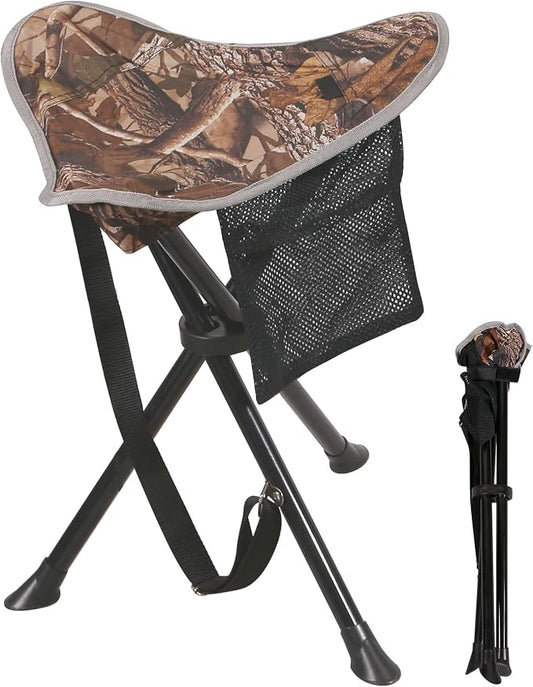 REDCAMP Folding Hunting Stool for Adult, Portable Lightweight 3 Legged Tripod by REDCAMP