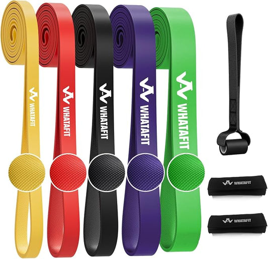 WHATAFIT Resistance Bands, Pull Up Assist Bands Set by WHATAFIT