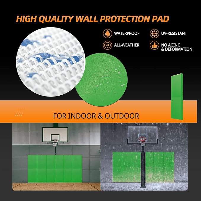 PROGOAL Gym Wall Paddings Basketball Court Wall Protection Pad - Image 4