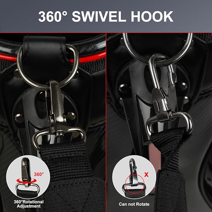 Golf Bag Shoulder Strap, Single Padded Adjustable Straps Universal Replacement - Image 5