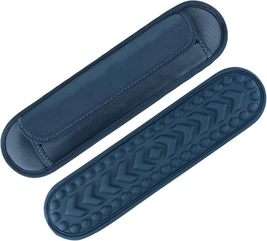 2 Pack Breathable Universal Shoulder Pad, 3D Cushion Air Backpack Strap Pads, for Shoulder Bags, Detachable Shoulder Strap Pad Pads Help Relieve Shoulder Pain(3D Air Cushion-Sapphire Blue)