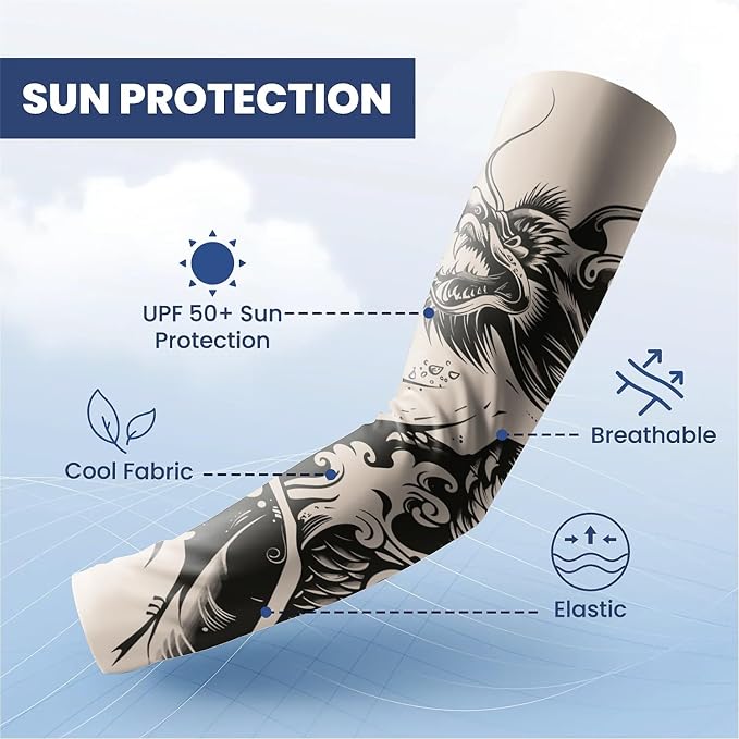 Cooling Arm Cover For Men & Women - Image 2
