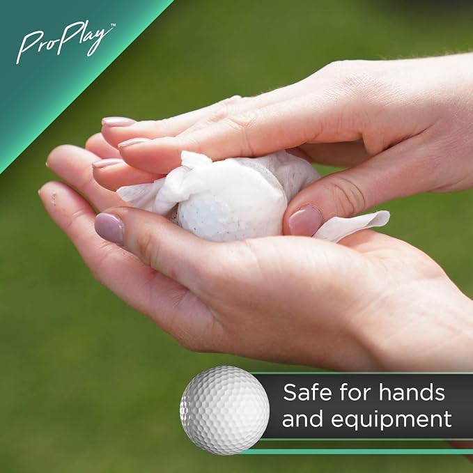 ProPlay Ball & Club Cleaning Wipes | Powerful Cleaner Removes Dirt, and Sand | - Image 4