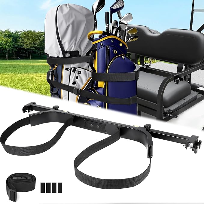 Golf Cart Rear Seat Bag Holder Bracket Attachment by MOSNAI